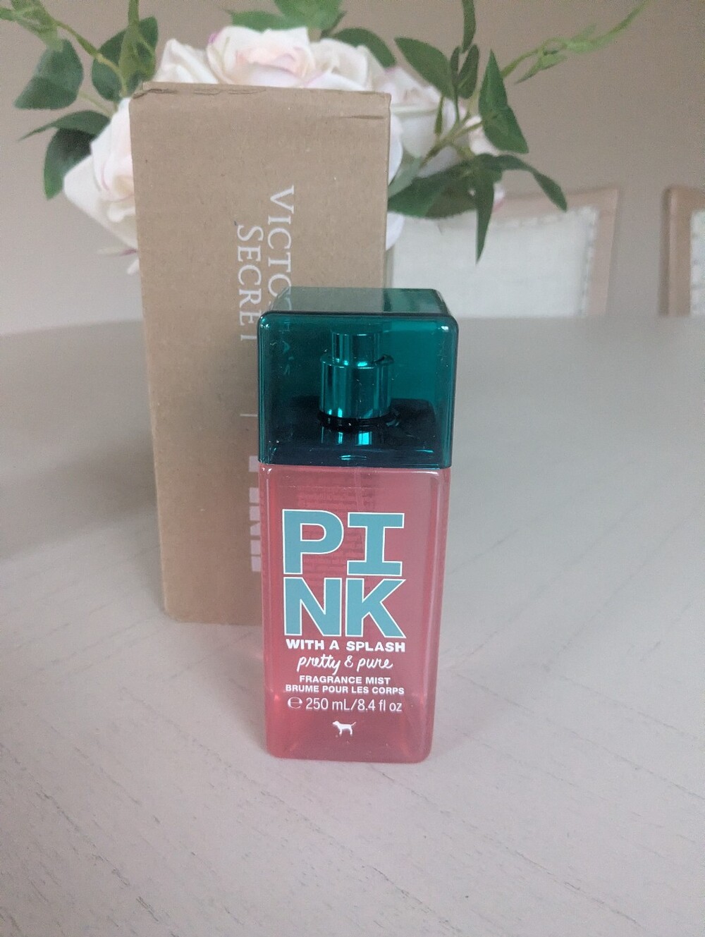 New Victoria's Secret PINK With a Splash Pretty & Pure Fragrance Mist